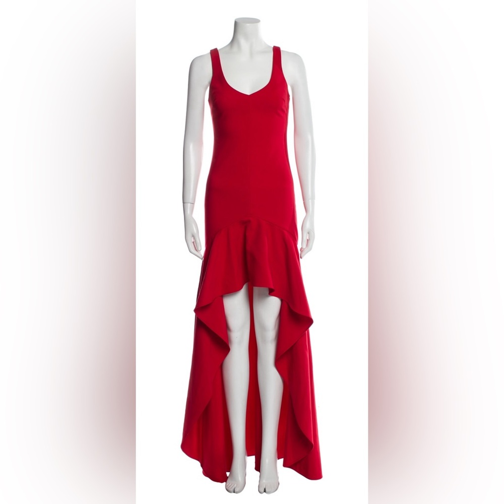 NEW Likely
Sylvie Ruffled High-Low Gown
CHRISTMAS DRESS RED SIZE 6 - Picture 5 of 13